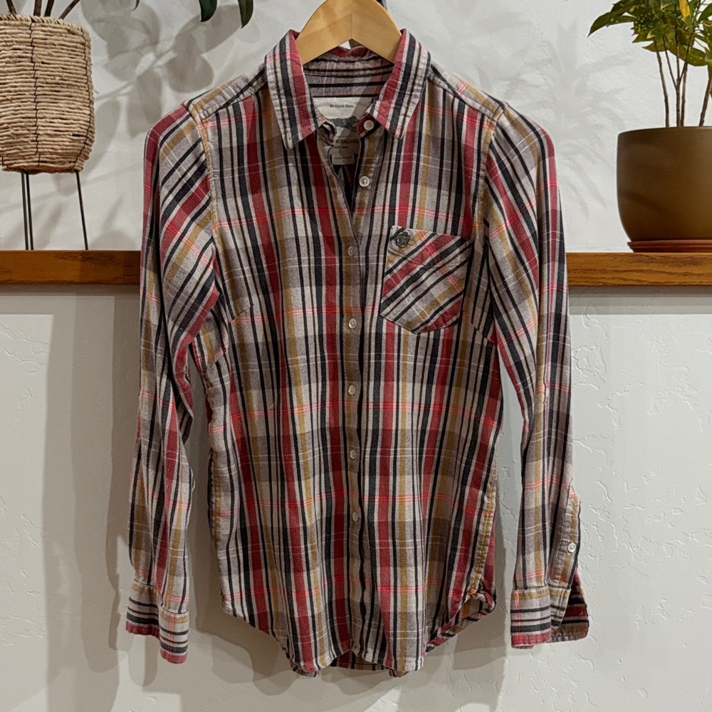 Obey Propaganda Women's Plaid Button-Up Shirt
